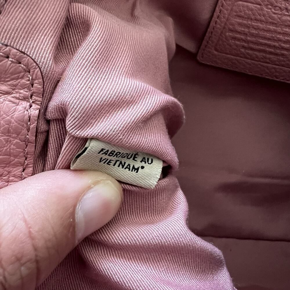 Coach Vintage Kelsey Satchel Pink Pebbled Leather Crossbody Purse w/ Wallet - Picture 11 of 16